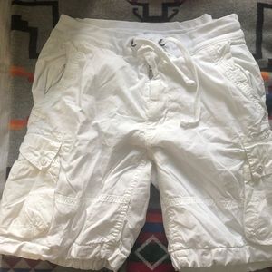 Polo white shorts